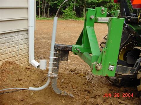 skid steer pipe layer|tractor subsoiler laying attachment.